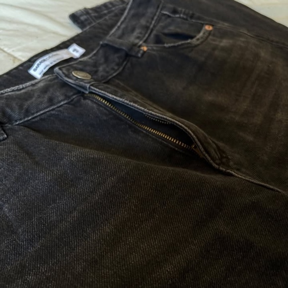 GARAGE Denim 90's Straight Style Black Jeans - Picture 3 of 5